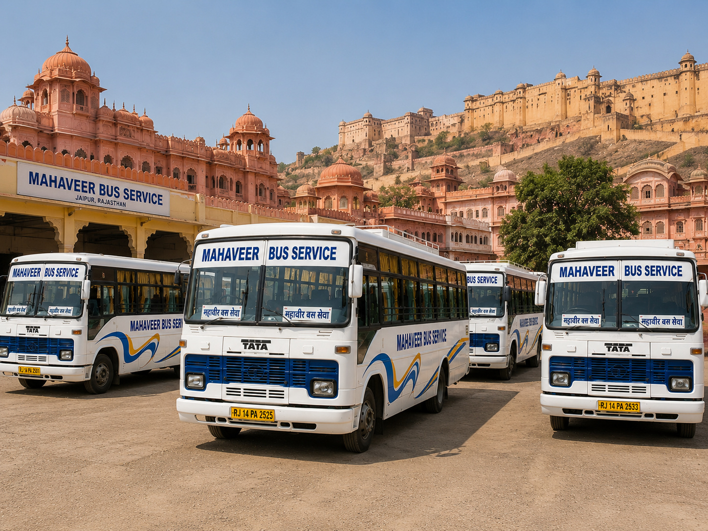 Mahaveer Bus Service Fleet